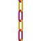 Montour Line Magenta and Yellow Plastic Chain, 2 In, 25 Ft. Long CH-CH-20-YM-25-BX - alternate 2